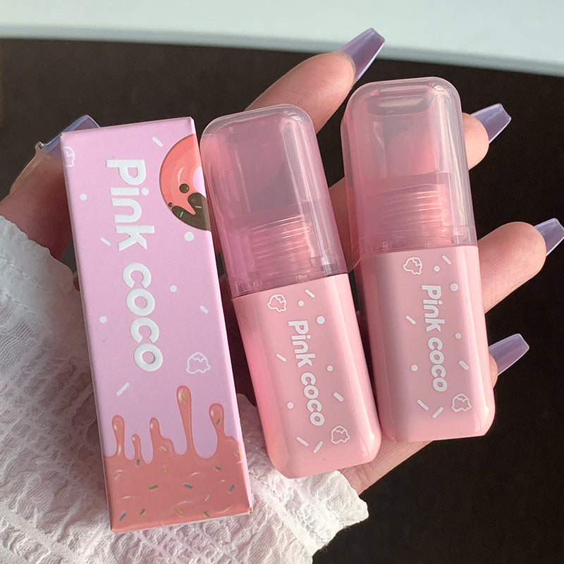 Brillants à lèvres blancs longue tenue Donut Mirror Lacquer