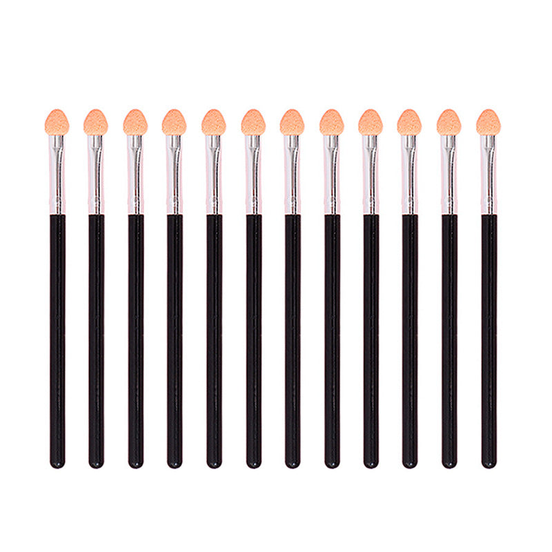 Single Sponge Shadow Brush Two-color Rubber Makeup Brushes Accessories