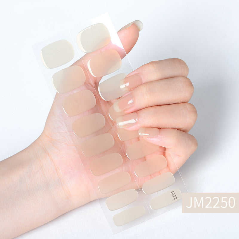 Ice Gel Waterproof Durable Uv Beauty Nail Stickers