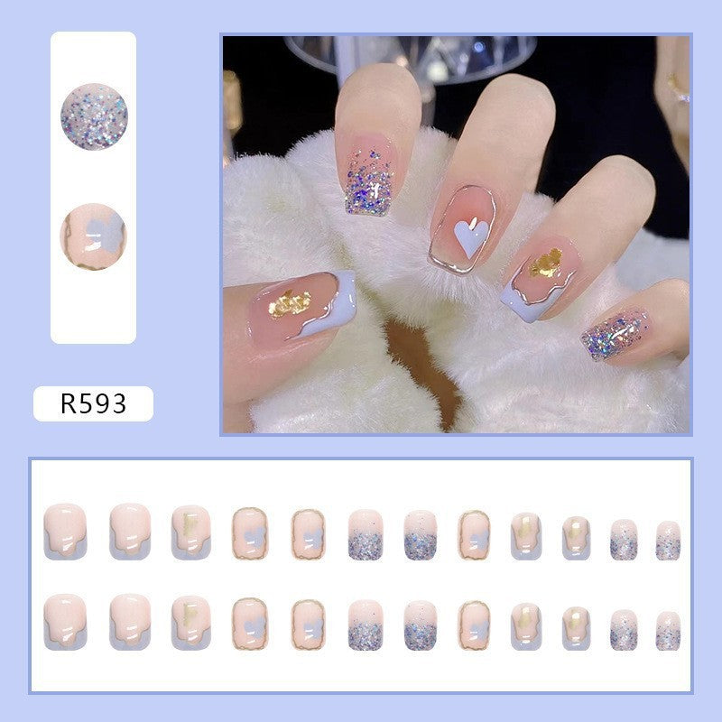 Glue Diamond Beauty Pure Desire Ice Nail Stickers