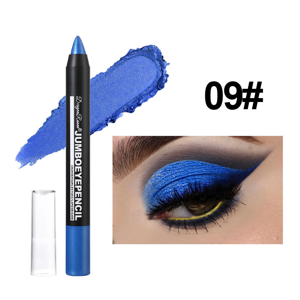 Eyeliner bulle blanc couleur saphir bleu nude sirène