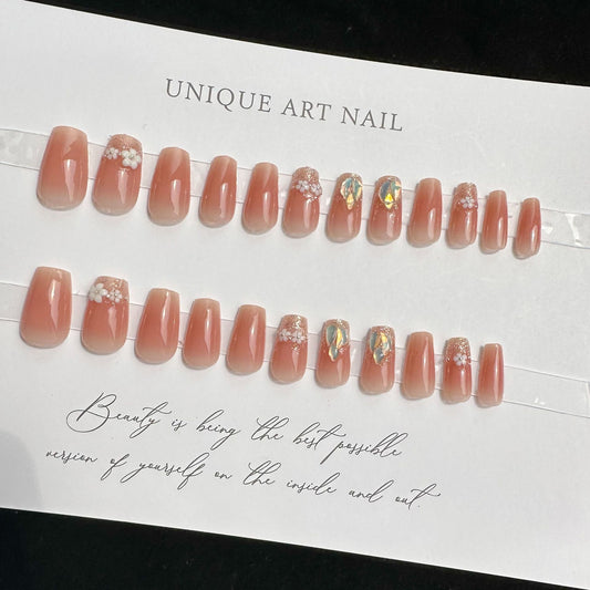 Open Wear Three-dimensional Flower Removable Not Nail Stickers