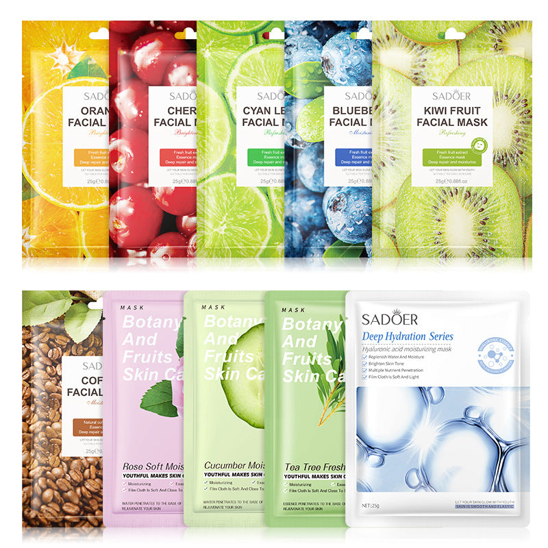 Masque facial anglais Plante Fruit Live Face Care