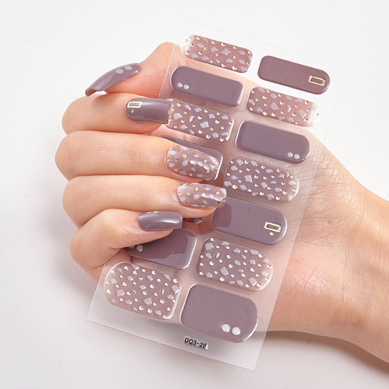 Source Technology Laser Gilding Full Priority Nail Stickers