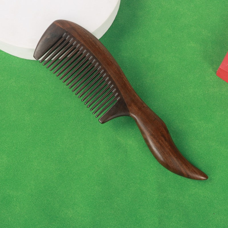 Brosse à cheveux en ébène cm pour modelage de coiffure, manche en boule, brosses et peignes pour cheveux fins