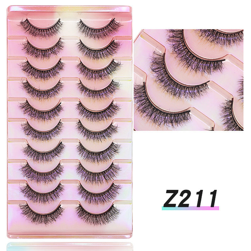 Eyelashes Stable Fried Eyelash Curling Pairs False Lashes