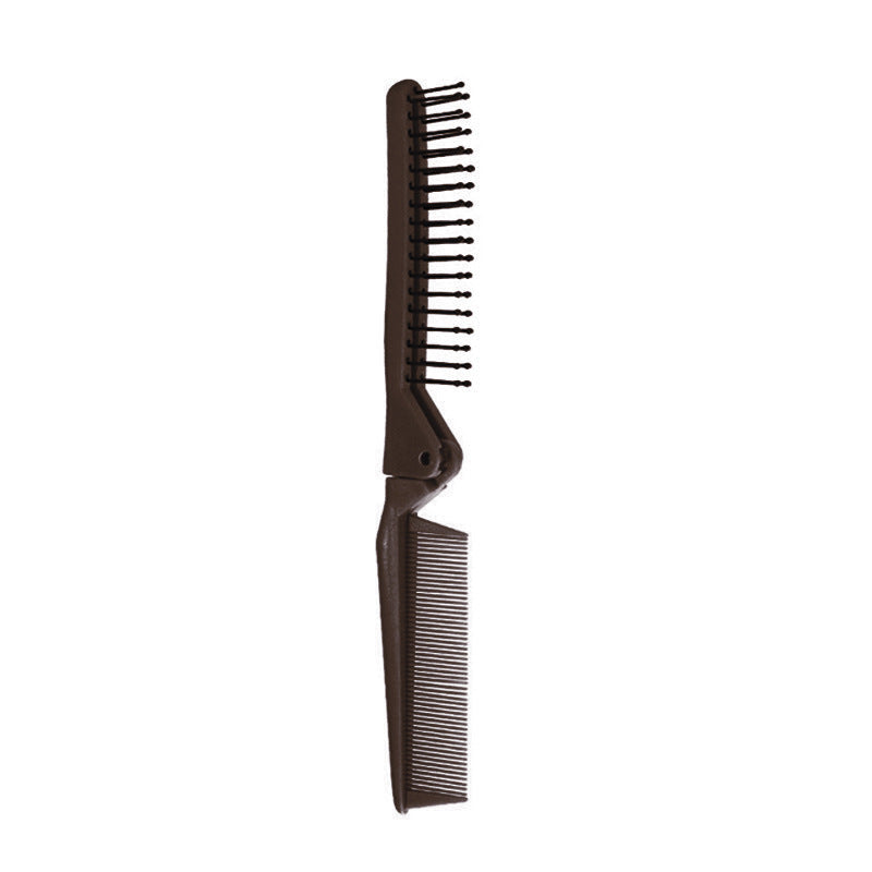 Brosses et peignes de coiffure pliables portables à double usage pour voyage