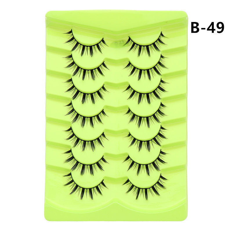 Double Pairs Of Eyelashes Whole Piece False Lashes