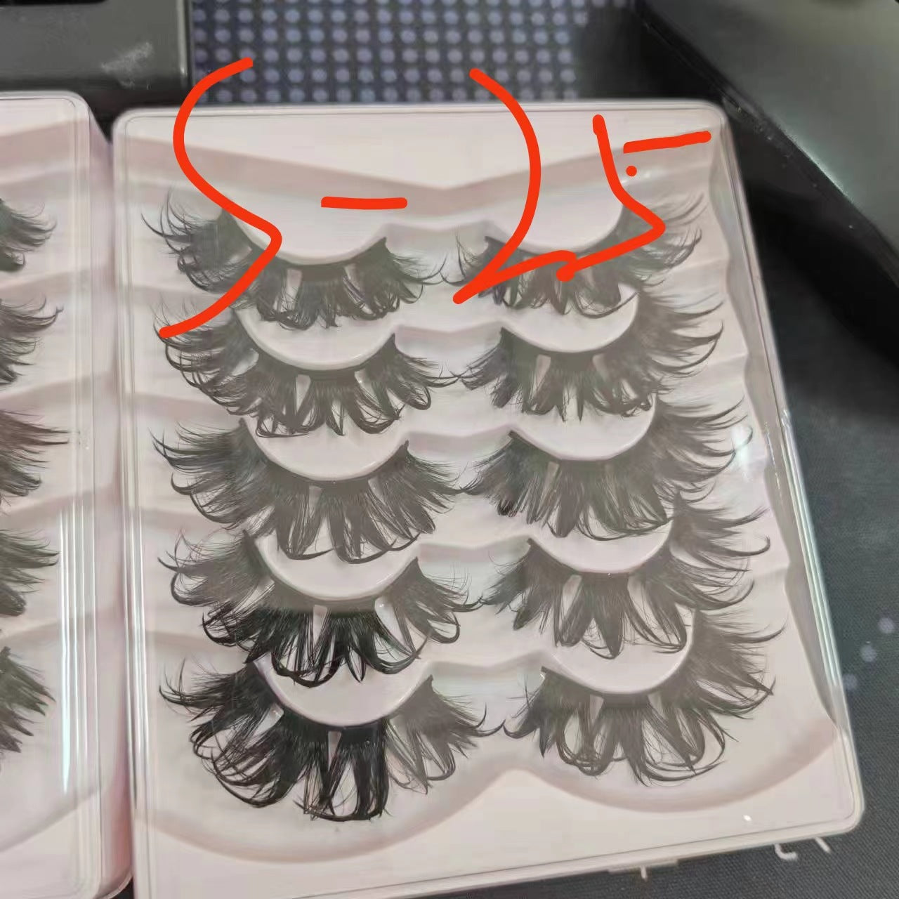 Graceful Durable Elegant Wet Eyelashes Thick False Lashes