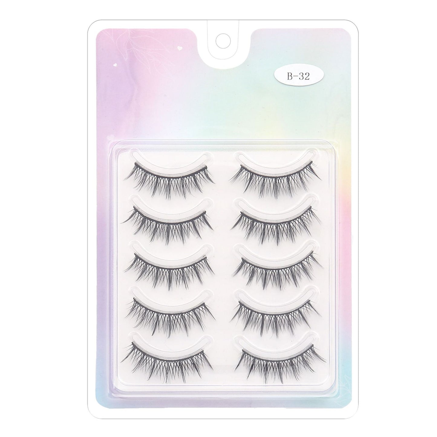 Pairs Of Chemical Fiber Devil Eyelashes False Lashes