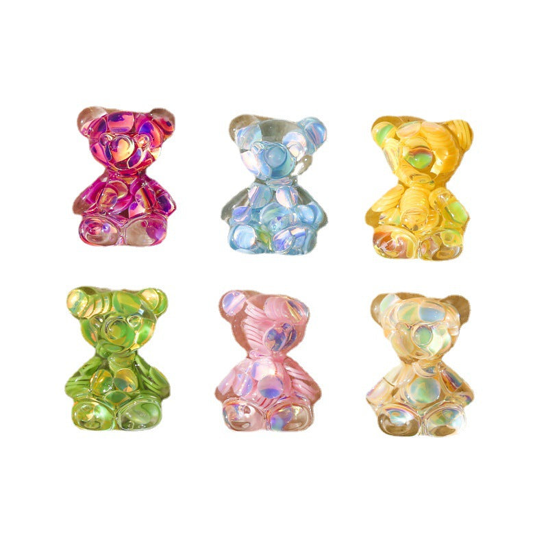 Colorful Three-dimensional Sequins Cute Transparent Jelly Nail Care Nail Art