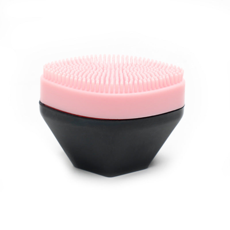 Portable Short Silicone Cleansing Facial Brush Makeup Accessories