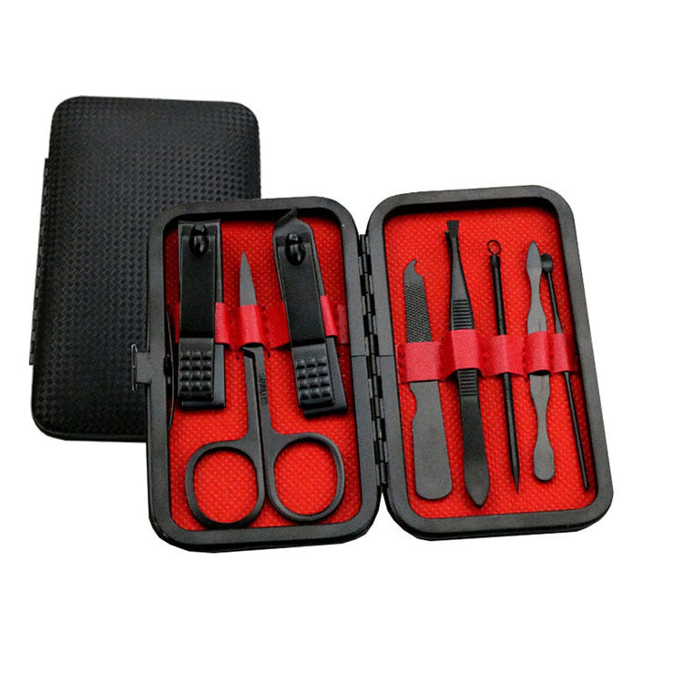 Red Series Beauty Manicure Suit Tools Nail Tool Set