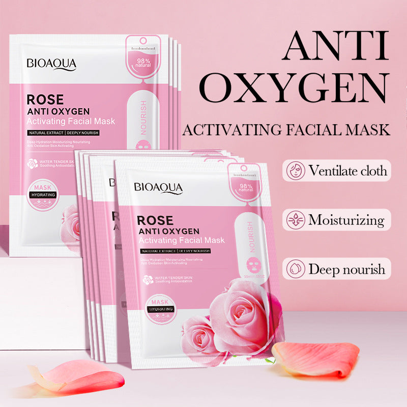 Masque facial anglais complet Soin du visage aux perles hydratantes au miel