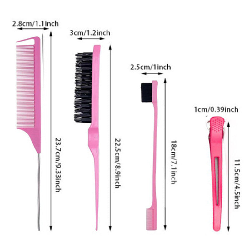 Brosse ronde pour le coiffage des sourcils, brosses et peignes durables pour les cheveux