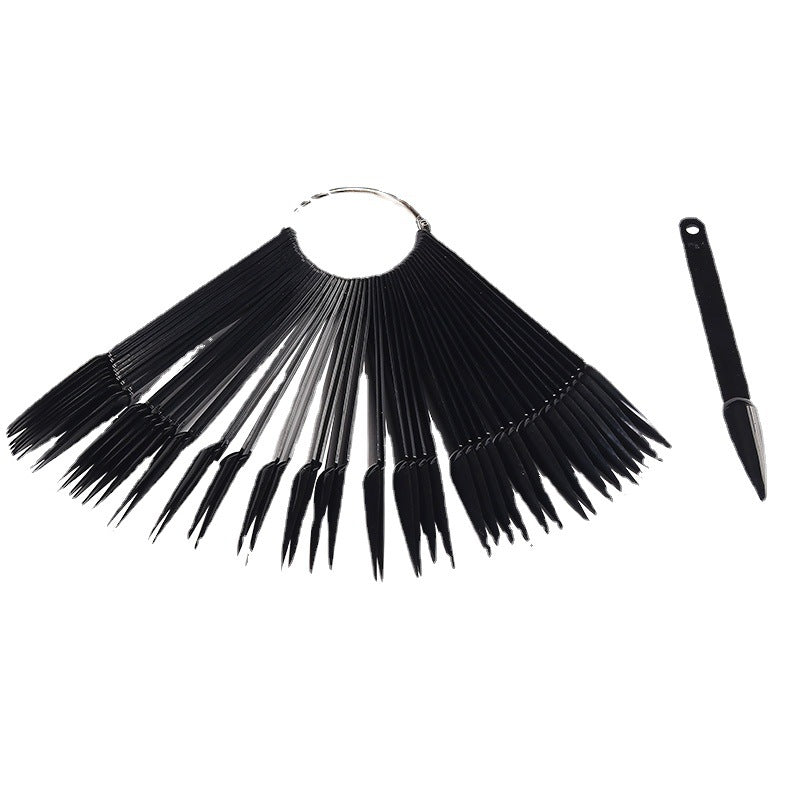 Branch Salon Tip Fan-shaped Color Palette Nail Care Nail Art