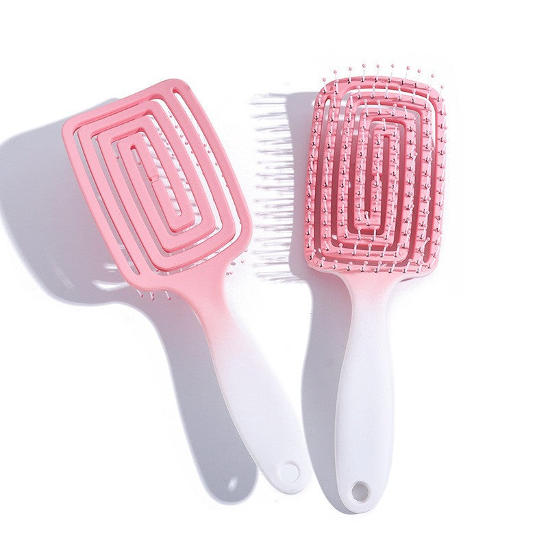 Macaron Color Series Temperament Long Styling Hair Brushes & Combs