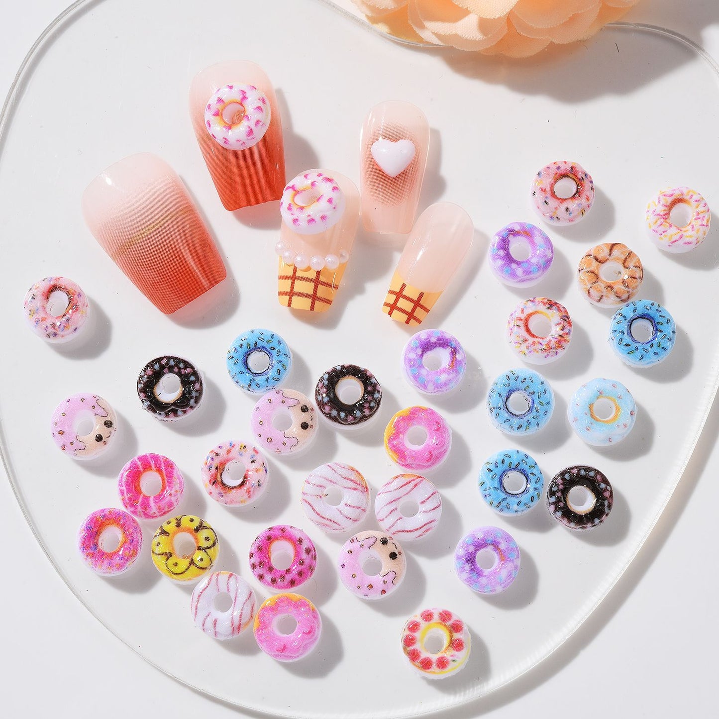 Children's Mini Fun Dessert Barrettes Phone Case Nail Care Nail Art