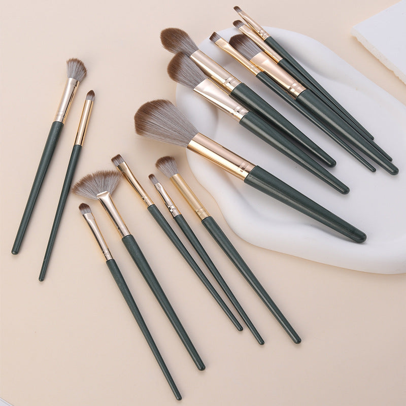 Green Cloud Brush Suit Soft Beauty Makeup Brushes Accessories