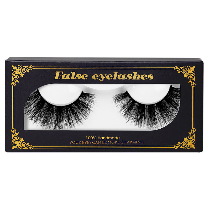 Package Mink Eyelashes Natural Long Thick False Lashes