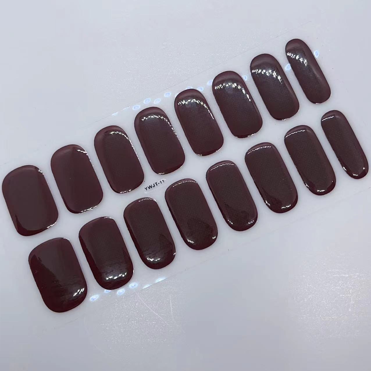 Hot Finger Gel Strong Waterproof Uv Nail Stickers