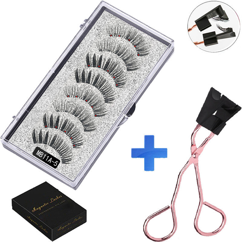 Magnetic Suction Eyelashes Two Pairs Of False Lashes