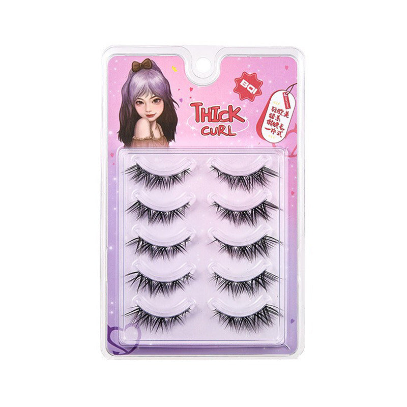 Faux cils épais naturels en une seule pièce de Fox Eyelashes