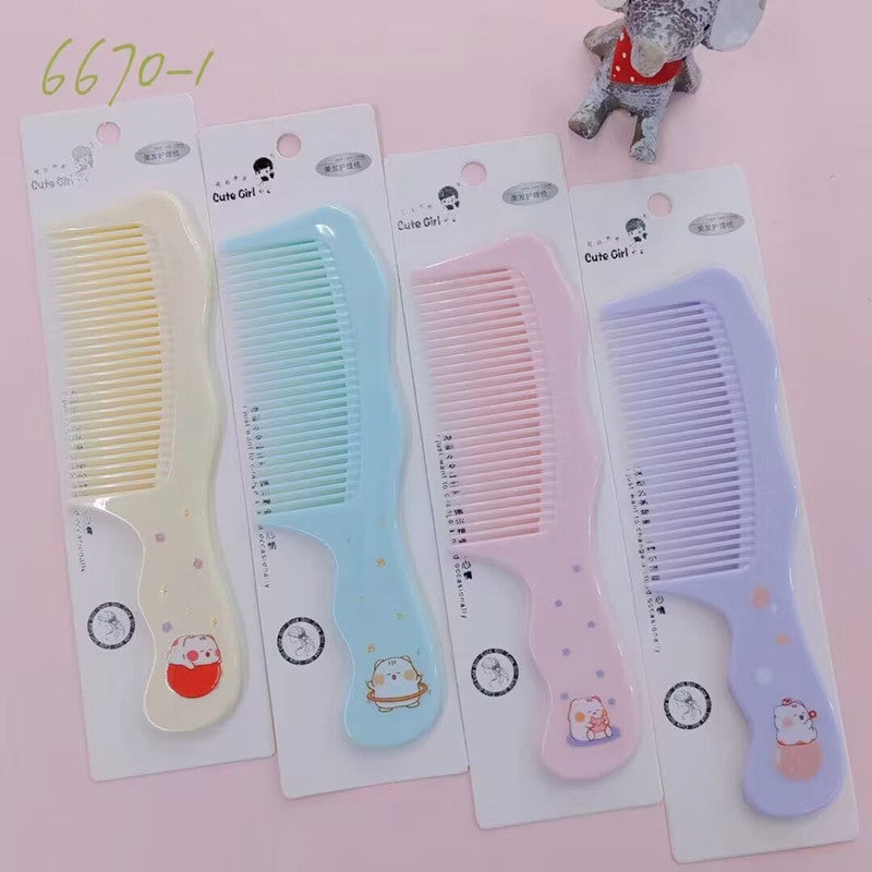 Brosses et peignes à cheveux peints à chaud en forme de trompette mignonne de dessin animé