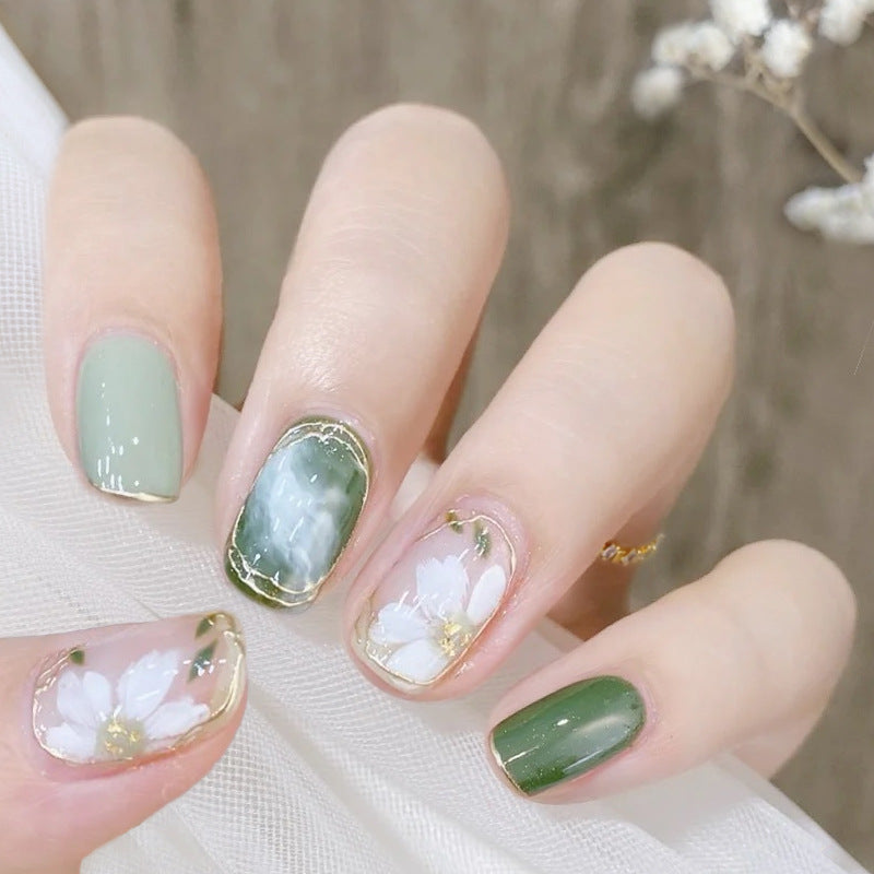 Patch amovible Summer Camellia Manucure Wear Nail Art