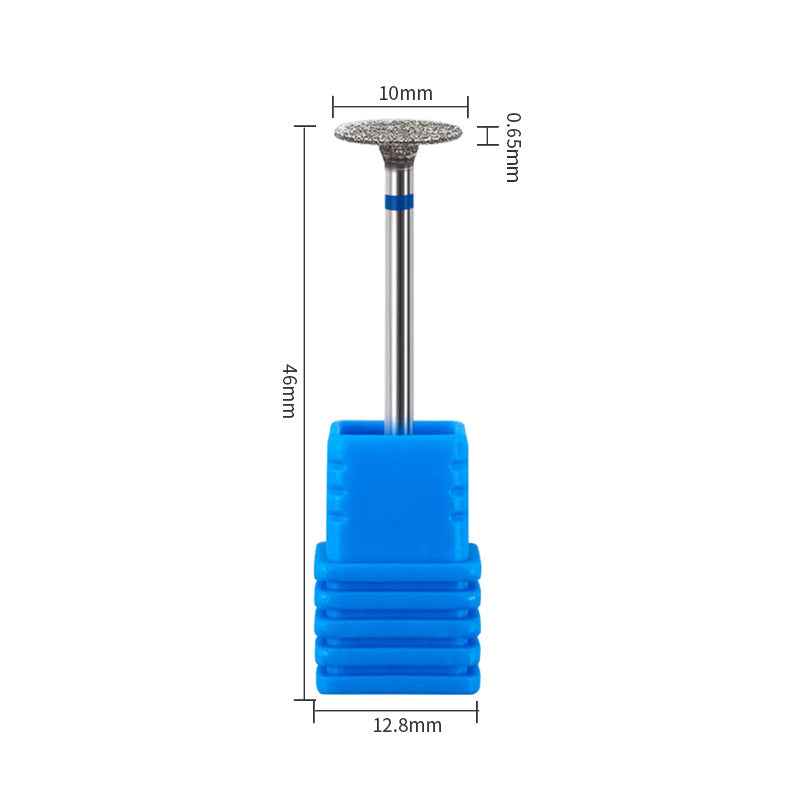 Ensemble d'outils de polissage pour tête de meulage diamantée et élimination des ongles morts