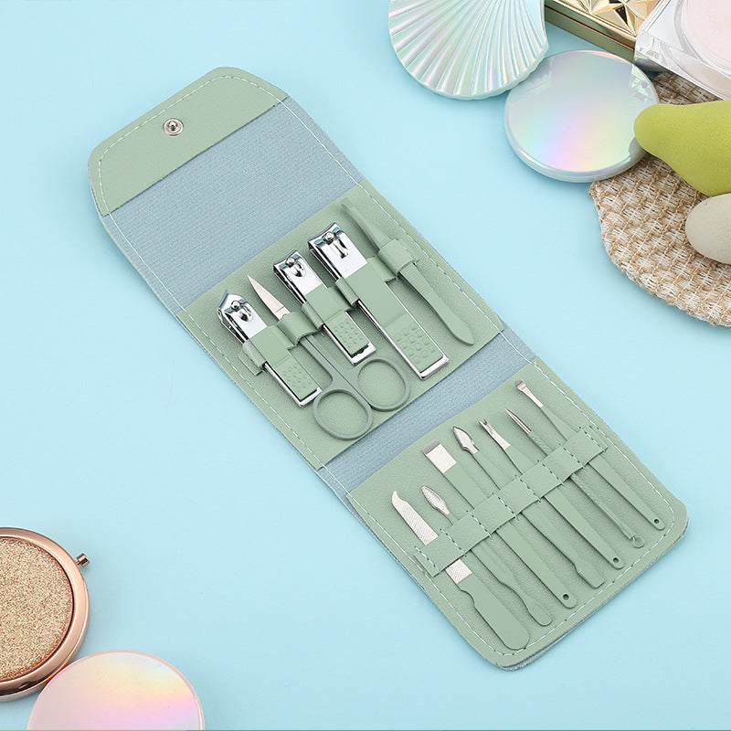 Ensemble d'outils pour les ongles imprimables avec ciseaux et coupe-ongles pliables