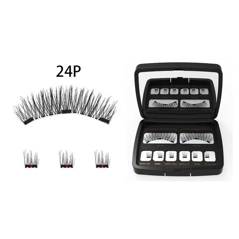 Magnetic Eyelashes With Mirror Magnet Natural False Lashes