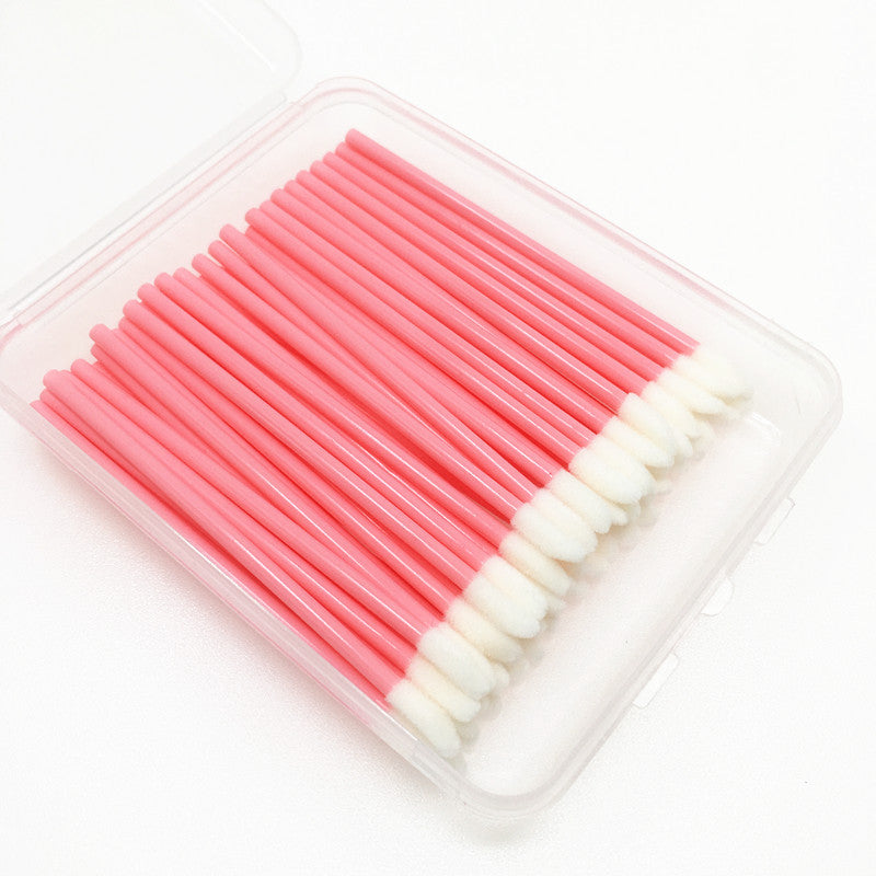 Disposable Clip Brush Sticks Flocking Lacquer Shadow Eyelash Mousse Makeup Brushes Accessories