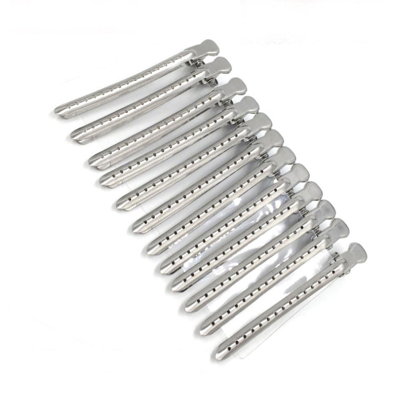 Hairdressing Duckbill Clip Hand Push Corrugated Makeup Accessories