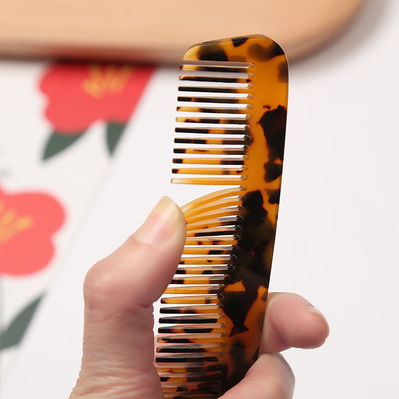 Feuille d'acétate de cellulose tendance pour brosses et peignes de coiffure mignons