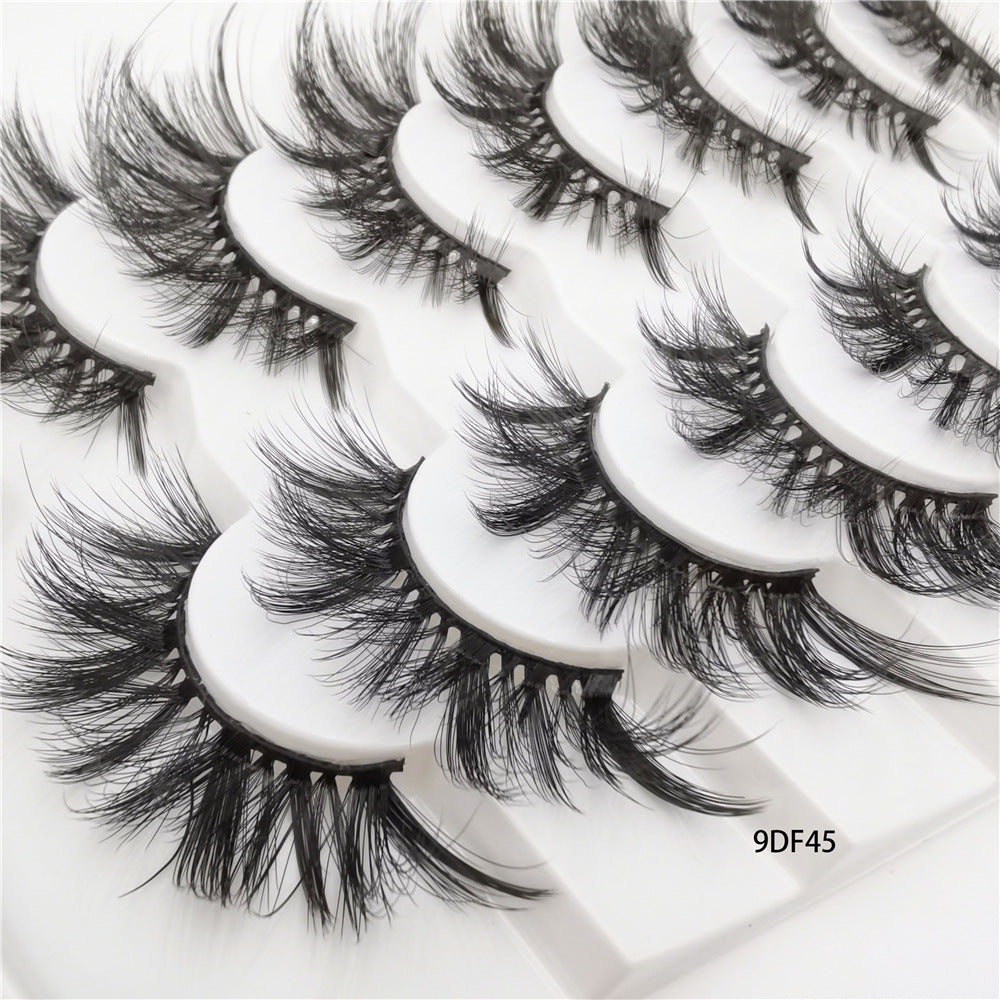 Eyelash Russian Fried Eyelashes Messy Curly Fluffy Pairs Chemical False Lashes