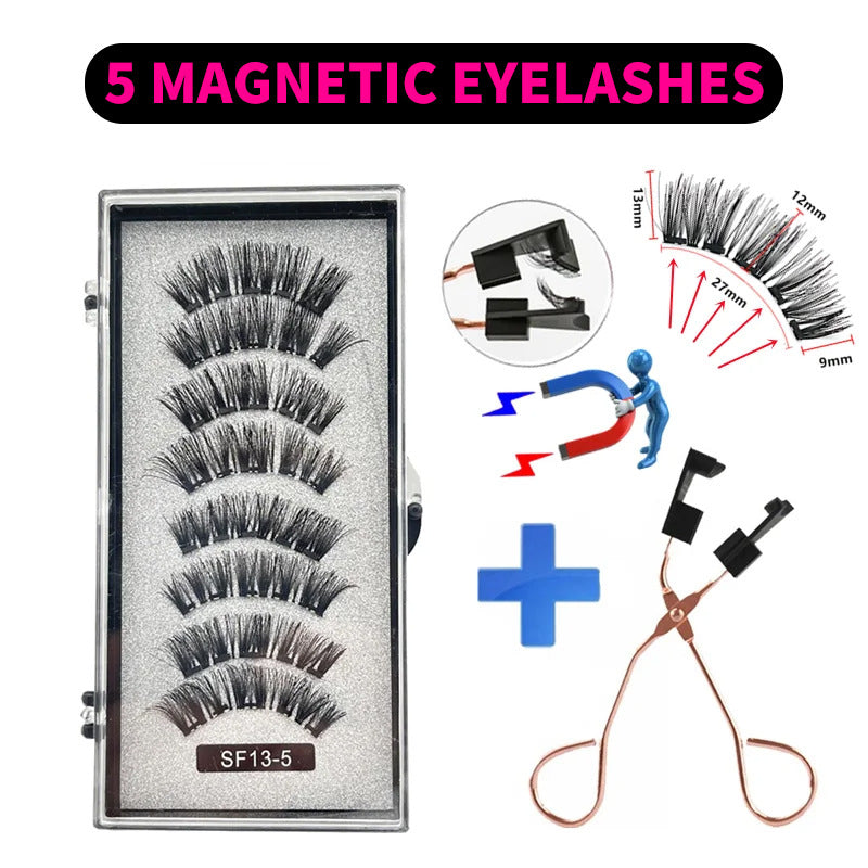 Series Magnetic Eyelashes Natural Simulation Curling False Lashes