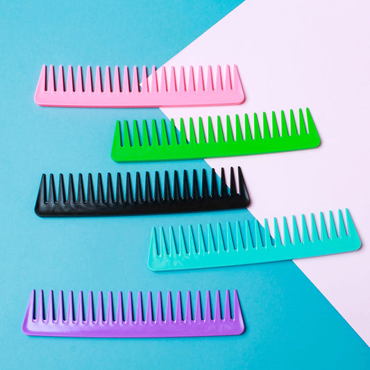 Brosses et peignes à dents larges en plastique pour hommes pour cheveux gras à la maison