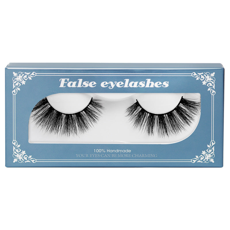 Package Mink Eyelashes Natural Long Thick False Lashes