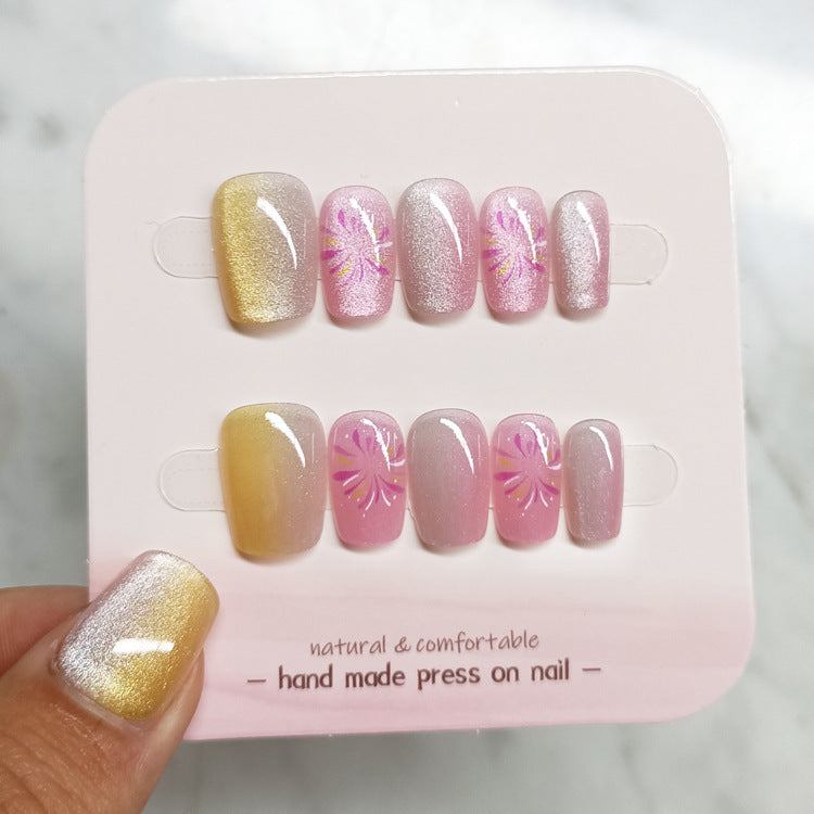 Pièces divisées en taille autocollants pour ongles Crystal Cat's Wear