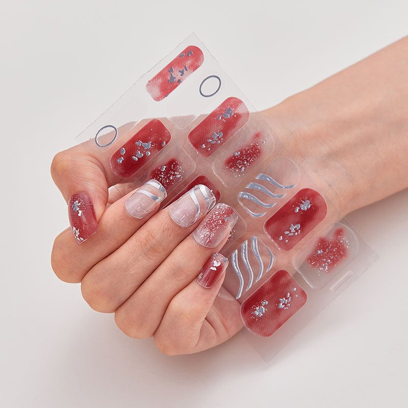 Source Technology Laser Gilding Full Priority Nail Stickers