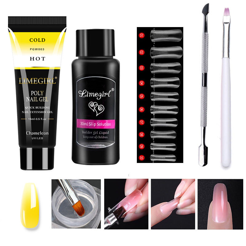 Of Beauty Crystal Extended Glue Suit Nail Tool Set