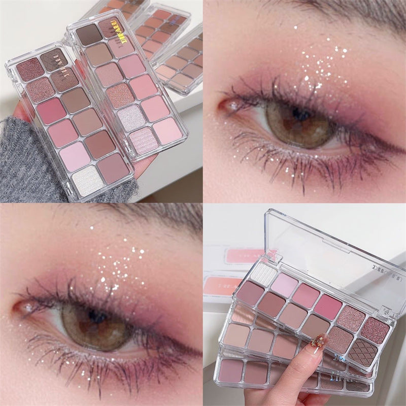 Shadow Plate Swollen Bubble Cement Matte Shimmer Eyeshadow