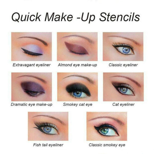 Lazy Multifunctional Auxiliary Card Eyebrow Stencil Makeup Accessories