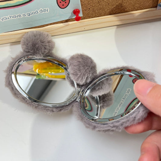 Koala Sloth Portable Mirror Animal Double-sided Makeup Accessories