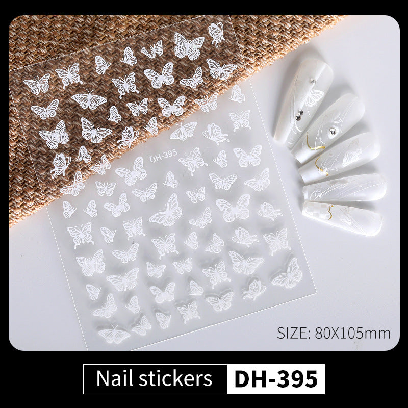 Adhesive Tape Vintage Punk Style Crock Nail Stickers