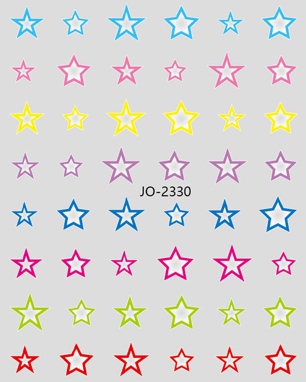 Flash Five-pointed Star For Wear Macaron Nail Stickers