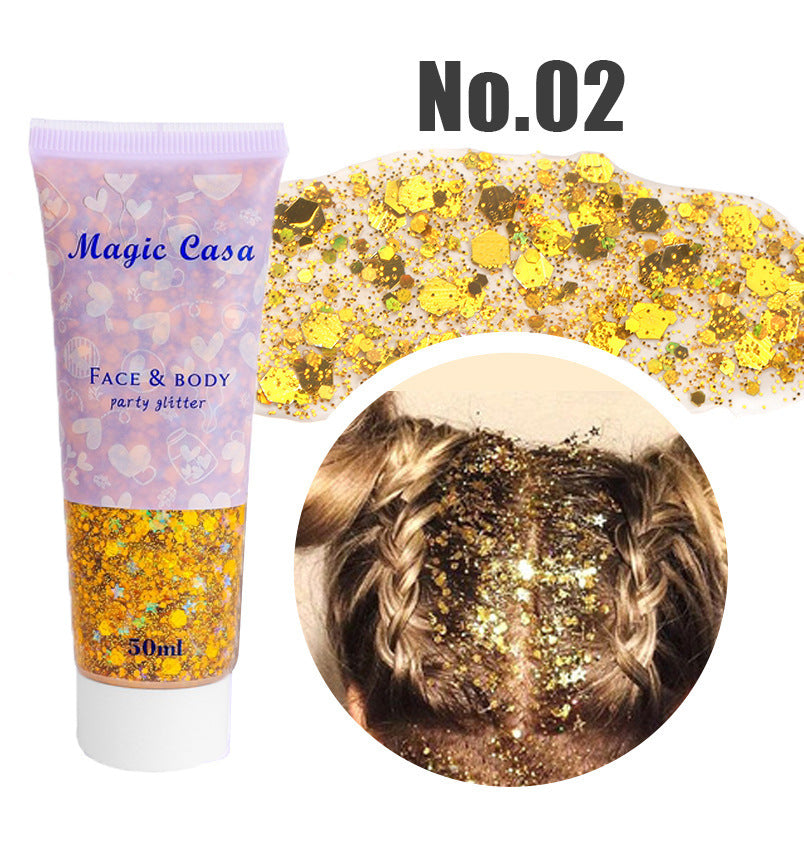 Gel Sequins Mermaid Scales Body Sequin Eyeshadow