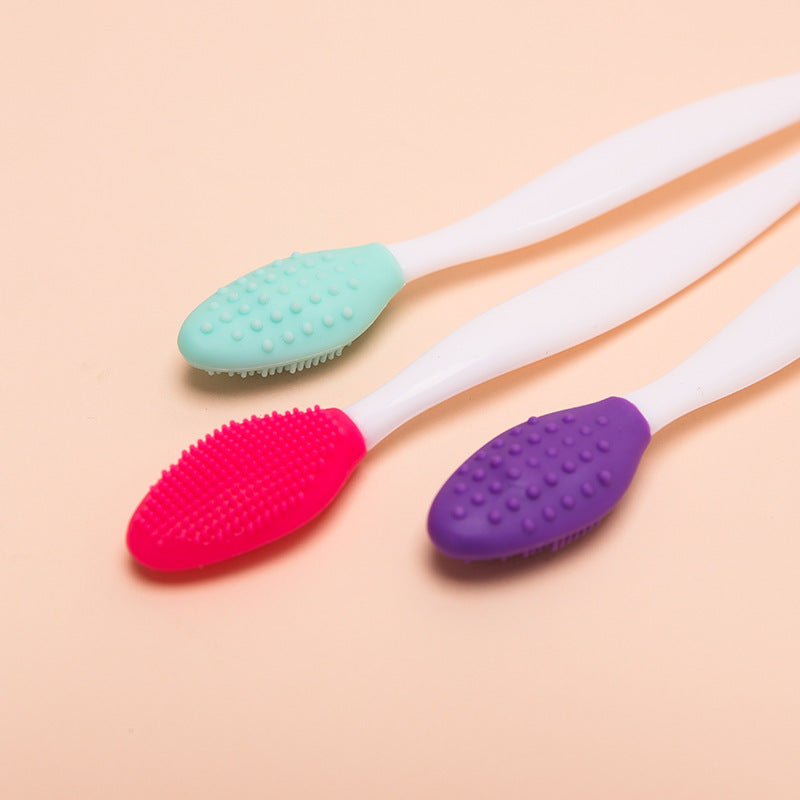 Silicone Brush Long Handle Beauty Medicated Acne Pads Makeup Accessories