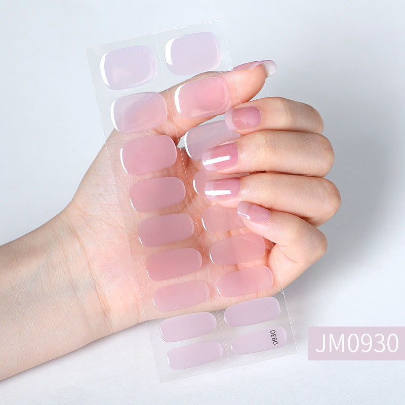 Ice Gel Waterproof Durable Uv Beauty Nail Stickers